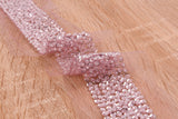 Line Border Crochet Lace Trim with Handwork Beads - GK- 68 - G.k Fashion Fabrics