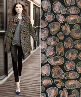 Acrylic Blended Tweed Fabric Sparkling print / Premium Designer Made - G.k Fashion Fabrics
