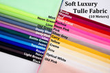 All Colors Pack Swatches Part 2 - G.k Fashion Fabrics Soft Luxury Tulle / Mesh Fabric / 10x10 cm/ All Colors Swatches Pack
