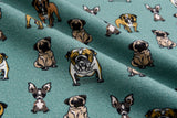 Alpine Fleece Bulldog Print Fabric- 5002 - G.k Fashion Fabrics fabric