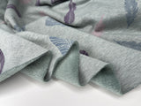 Alpine Fleece Feathers Print Fabric - G.k Fashion Fabrics fabric
