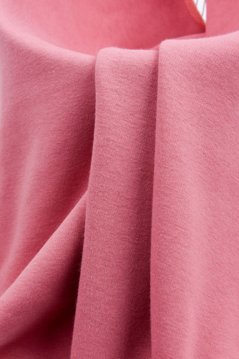 Alpine Fleece Plain Fabric With Matching Rib / Cotton sweatshirt fabric With Matching Rib - G.k Fashion Fabrics fabric