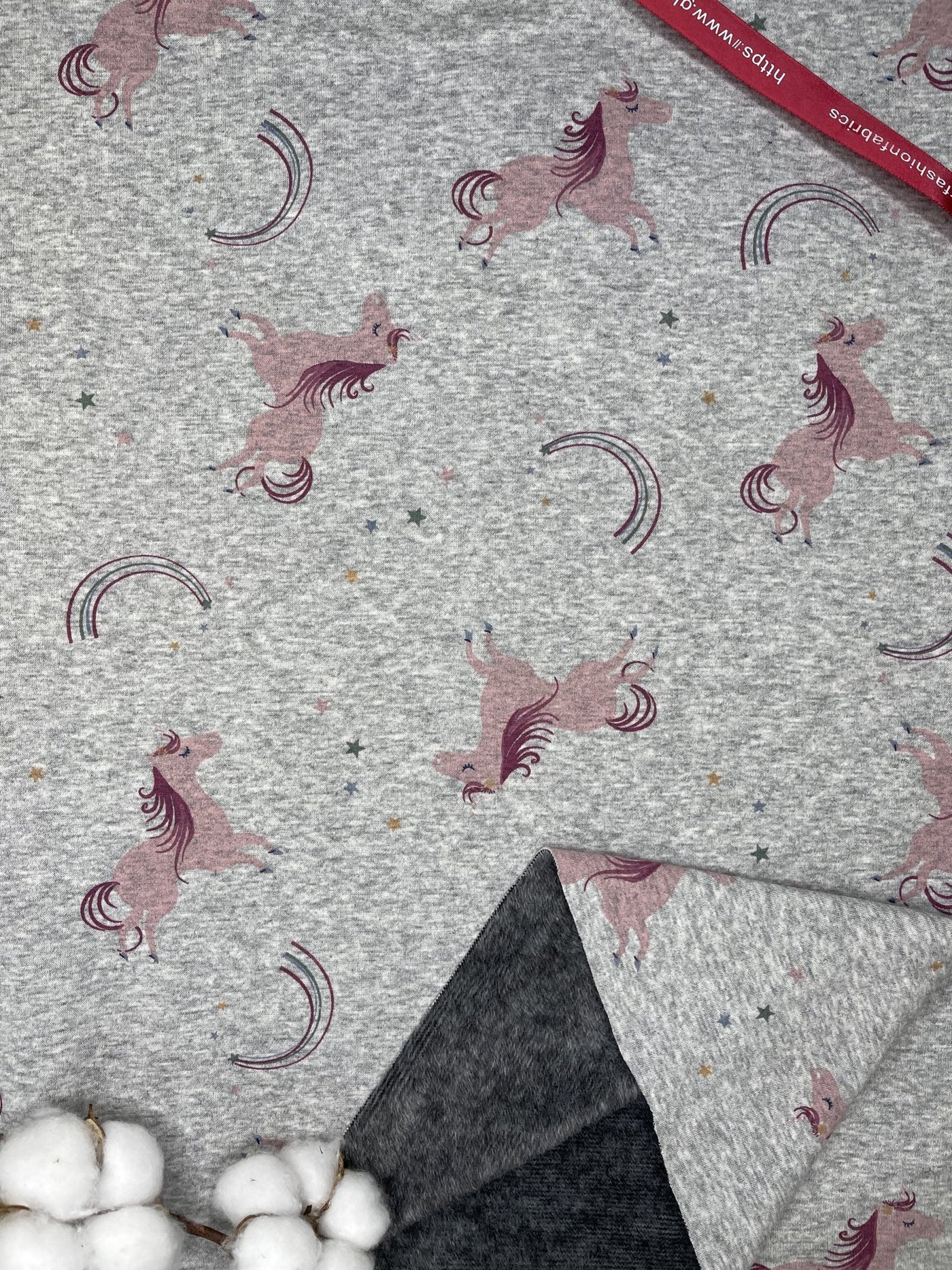 Alpine Fleece Unicorn Print Fabric – Fashion Fabrics