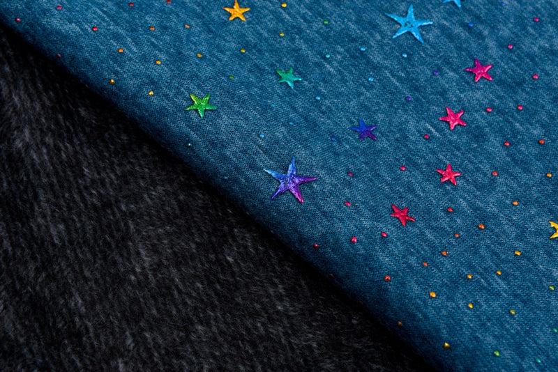 Alpine Fleece with Star Dew Drops Fabric- 18490 - G.k Fashion Fabrics fabric