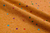 Alpine Fleece with Star Dew Drops Fabric- 18490 - G.k Fashion Fabrics fabric