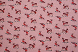 Bambi / Deer Print Cotton Flannel Fabric - G.k Fashion Fabrics