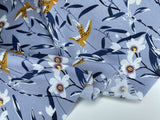 Birds in the nature design 100% Cotton Poplin Digital Print -8043 - G.k Fashion Fabrics cotton poplin