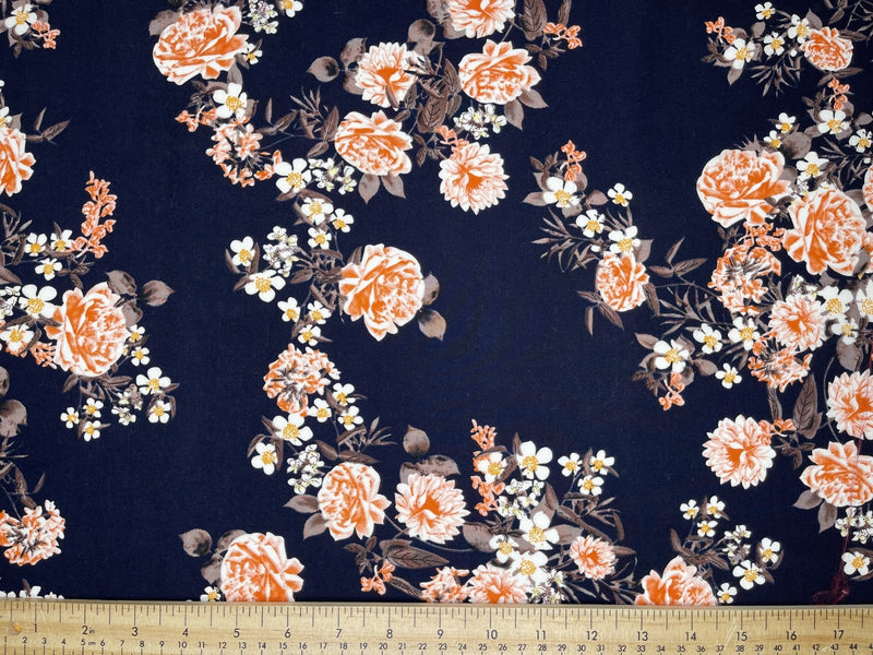 Ditsy Floral Premium 100% Printed Cotton Fabric. High Quality