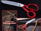 Brazilian Style Tailoring Scissors High Quality Sewing Scissors 10" inches (25 cm) - G.k Fashion Fabrics