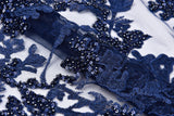 Bridal Wear Nylon Tulle Handmade Embroidery Mariee de Mode - GK 6648/22 - BTK - 20223 - G.k Fashion Fabrics