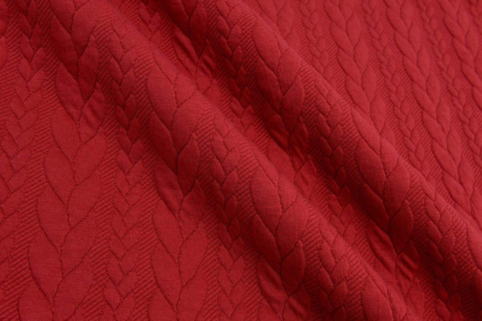Cable Knit Jacquard Fabric Quilted Knit Jacquard – Fashion