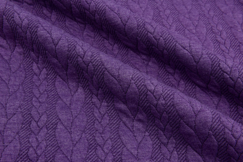 Cable Knit Jacquard Fabric / Quilted Knit Jacquard – G.k Fashion Fabrics