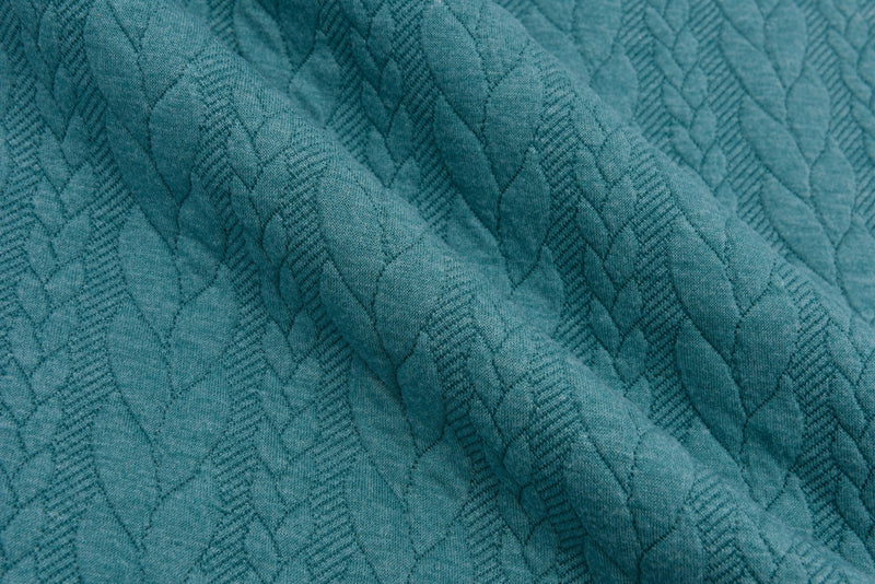 Cable Knit Jacquard Fabric / Quilted Knit Jacquard – G.k Fashion 