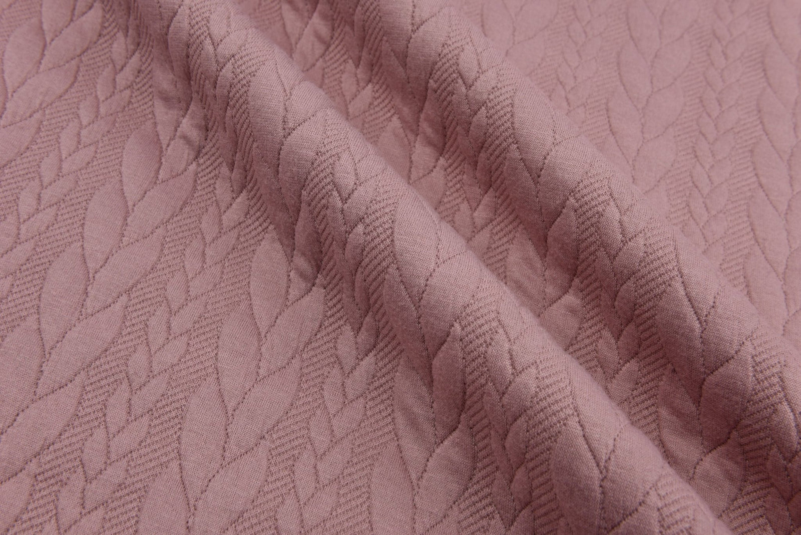 Cable Knit Jacquard Fabric Quilted Knit Jacquard – Fashion