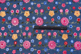 Chambray Denim Towel Embroidery Fabric - G.k Fashion Fabrics denim