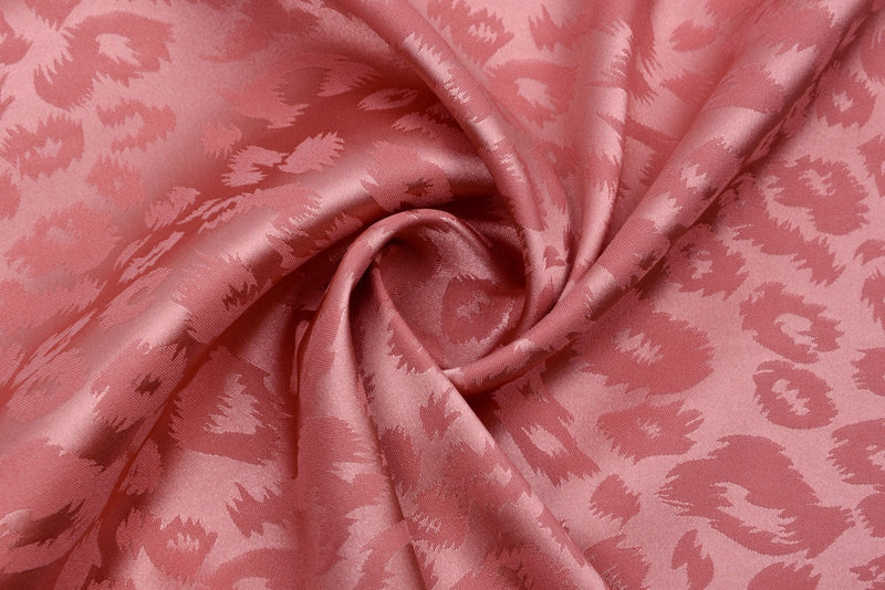 Flamingo Pink Silk Charmeuse - Fabrics & Fabrics