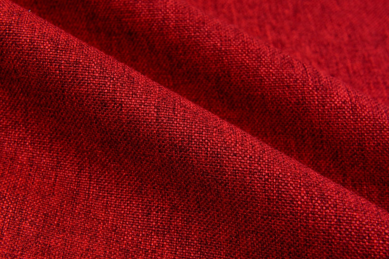 Classic Mélange Linen Look Upholstery Fabric GK-6580/22 - G.k Fashion Fabrics Ketchup - 28 / Price per Half Yard
