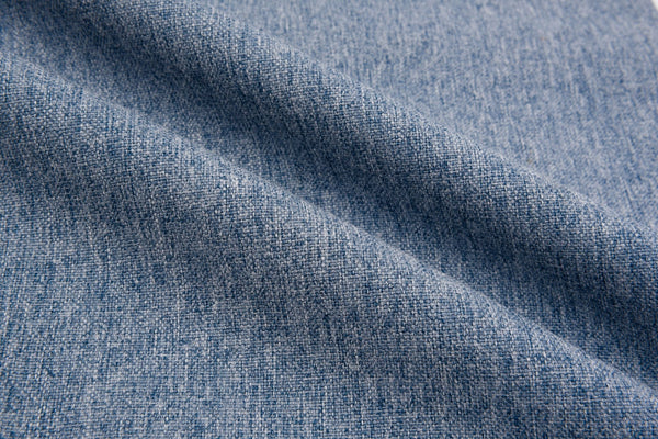 Classic Mélange Linen Look Upholstery Fabric GK-6580/22 - G.k Fashion Fabrics Light Indigo - 22 / Price per Half Yard
