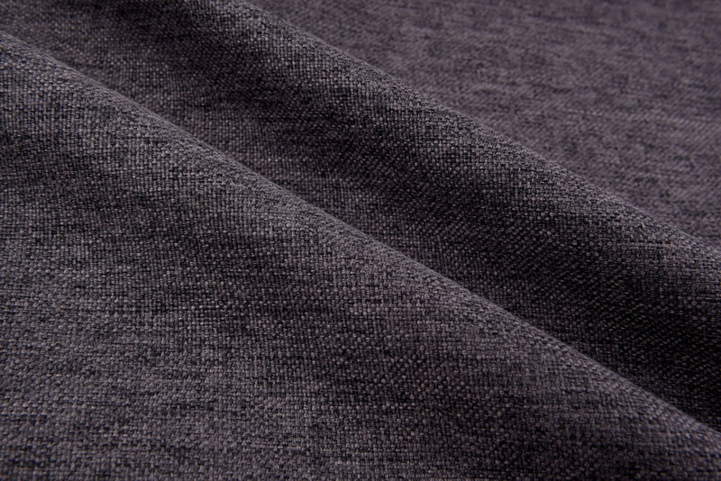 Classic Mélange Linen Look Upholstery Fabric GK-6580/22 - G.k Fashion Fabrics Charcoal Grey - 33 / Price per Half Yard