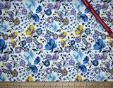 Colorful and stylish booming floral - 100% Cotton Poplin Digital Print -8067 - G.k Fashion Fabrics cotton poplin