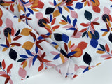 Colorful Leaves 100% Cotton Poplin Digital Print -8021 - G.k Fashion Fabrics cotton poplin