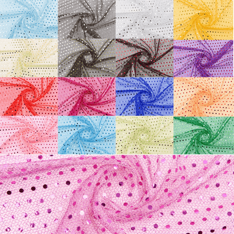 Confetti Dot Sequins Fabric - G.k Fashion Fabrics mesh