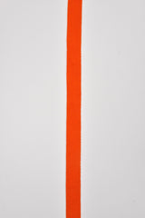 Cotton Herringbone Twill Webbing - G.k Fashion Fabrics Mandarine / 10mm ( 13/32" ) / Price Per Half Yard
