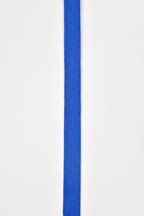 Cotton Herringbone Twill Webbing - G.k Fashion Fabrics Cobalt / 10mm ( 13/32" ) / Price Per Half Yard
