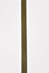 Cotton Herringbone Twill Webbing - G.k Fashion Fabrics Army / 10mm ( 13/32" ) / Price Per Half Yard