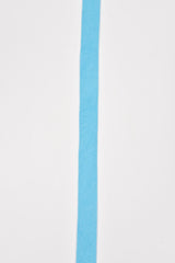 Cotton Herringbone Twill Webbing - G.k Fashion Fabrics Sky / 10mm ( 13/32" ) / Price Per Half Yard