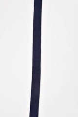 Cotton Herringbone Twill Webbing - G.k Fashion Fabrics Dark Navy / 10mm ( 13/32" ) / Price Per Half Yard