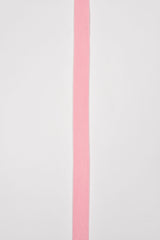 Cotton Herringbone Twill Webbing - G.k Fashion Fabrics Taffy Pink / 10mm ( 13/32" ) / Price Per Half Yard