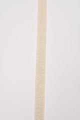 Cotton Herringbone Twill Webbing - G.k Fashion Fabrics Natural / 10mm ( 13/32" ) / Price Per Half Yard