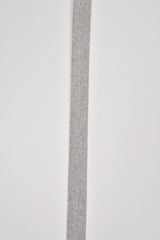 Cotton Herringbone Twill Webbing - G.k Fashion Fabrics Melange Grey / 10mm ( 13/32" ) / Price Per Half Yard