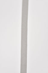 Cotton Herringbone Twill Webbing - G.k Fashion Fabrics Silver Natural / 10mm ( 13/32" ) / Price Per Half Yard