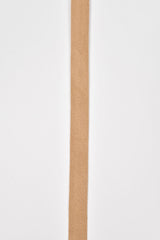 Cotton Herringbone Twill Webbing - G.k Fashion Fabrics Tan / 10mm ( 13/32" ) / Price Per Half Yard