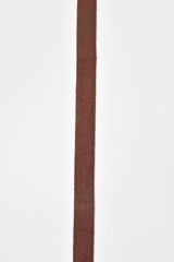 Cotton Herringbone Twill Webbing - G.k Fashion Fabrics Brown / 10mm ( 13/32" ) / Price Per Half Yard
