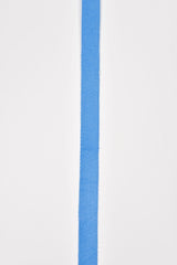 Cotton Herringbone Twill Webbing - G.k Fashion Fabrics Vivid Blue / 10mm ( 13/32" ) / Price Per Half Yard