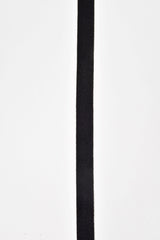 Cotton Herringbone Twill Webbing - G.k Fashion Fabrics Black / 10mm ( 13/32" ) / Price Per Half Yard