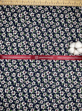 Cotton Poplin White Daisey Fabric - G.k Fashion Fabrics cotton poplin
