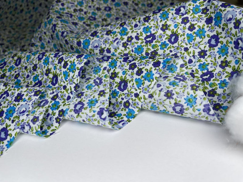 Cotton Poplin Flowers all over Print Fabric - G.k Fashion Fabrics cotton poplin