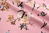Cotton Spandex Jersey Floral Print Fabric - S1039 - G.k Fashion Fabrics jersey