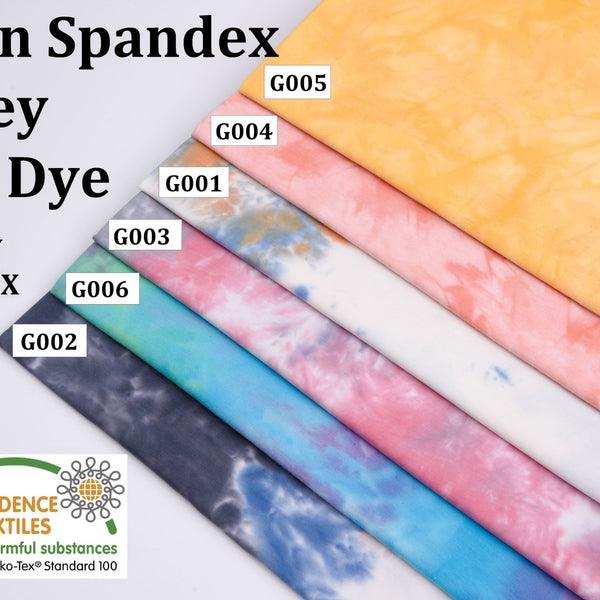 Cotton Spandex Jersey Tie Dye Print Fabric - S1042 – G.k Fashion