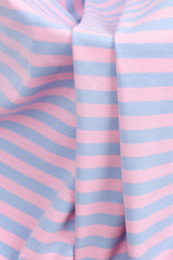 Cotton Spandex Jersey Yarn Dyed Stripes Fabric - S1038 - G.k Fashion Fabrics jersey