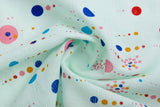 Cotton Voile Jacquard Dots Print Fabric - G.k Fashion Fabrics