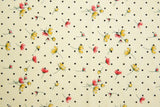 Cotton Voile Jacquard Floral Print Fabric - G.k Fashion Fabrics