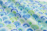 Cotton Woven Plain Textured Rainbow - 1 Digital Print Fabric - D#9 - G.k Fashion Fabrics
