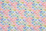 Cotton Woven Plain Textured Rainbow-2 Digital Print Fabric - D#39 - G.k Fashion Fabrics