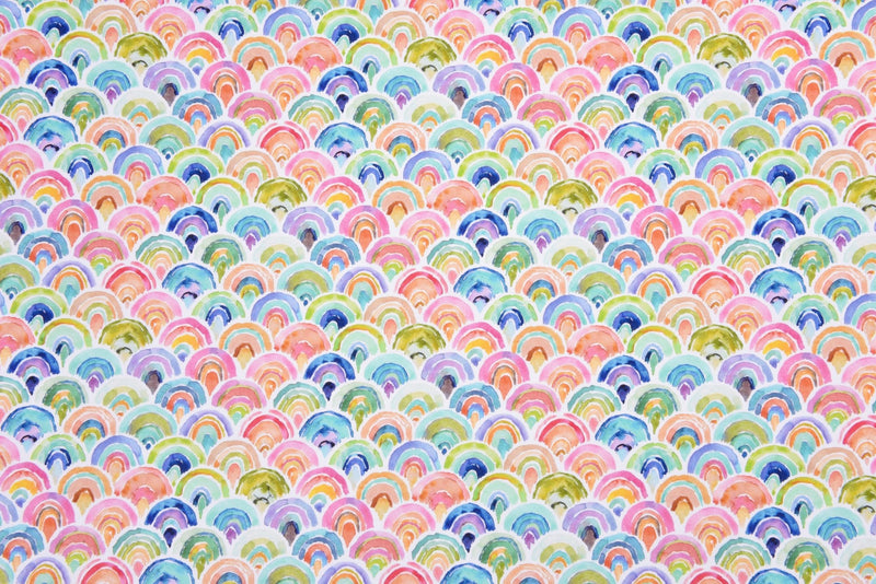Cotton Woven Plain Textured Rainbow-2 Digital Print Fabric - D#39 - G.k Fashion Fabrics Price Per Half Yard cotton poplin