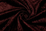 Crushed velvet , Velour - G.k Fashion Fabrics Brown-020 / Price per Half Yard fabric